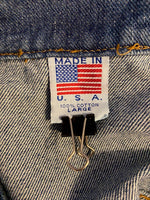 Vintage Denim Vest - International Assoc. of Machinist & Aerospace Workers