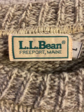 Vintage LL Bean Oatmeal Wool Sweater