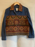 Vintage Embroidered Women's Denim Jacket