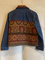 Vintage Embroidered Women's Denim Jacket